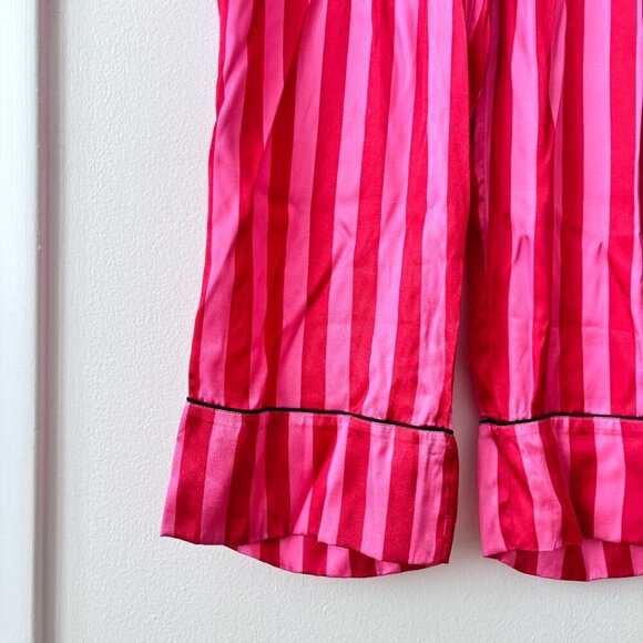 Free People Damson Madder Joni Striped Satin Pants - Picture 4 of 6